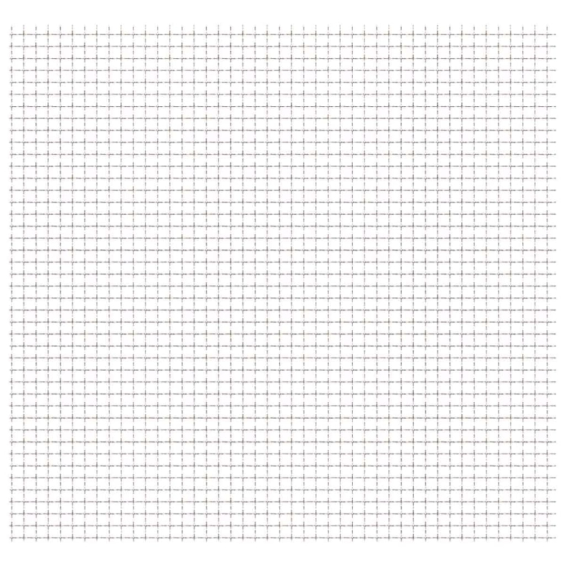 Wellengitter Edelstahl 50×50 cm 11×11×2 mm