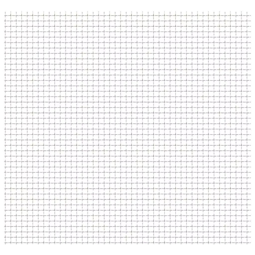 Wellengitter Edelstahl 50×50 cm 21×21×2,5 mm