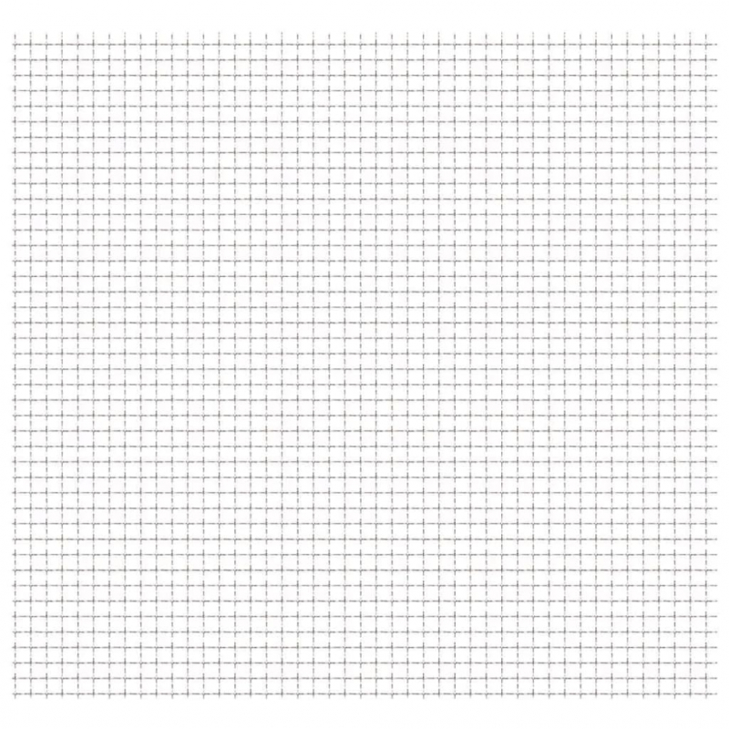 Wellengitter Edelstahl 100x85 cm 21x21x2,5 mm