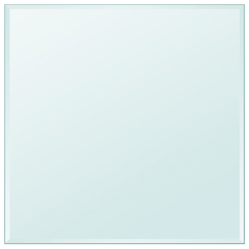 Tischplatte aus gehärtetem Glas quadratisch 700x700 mm