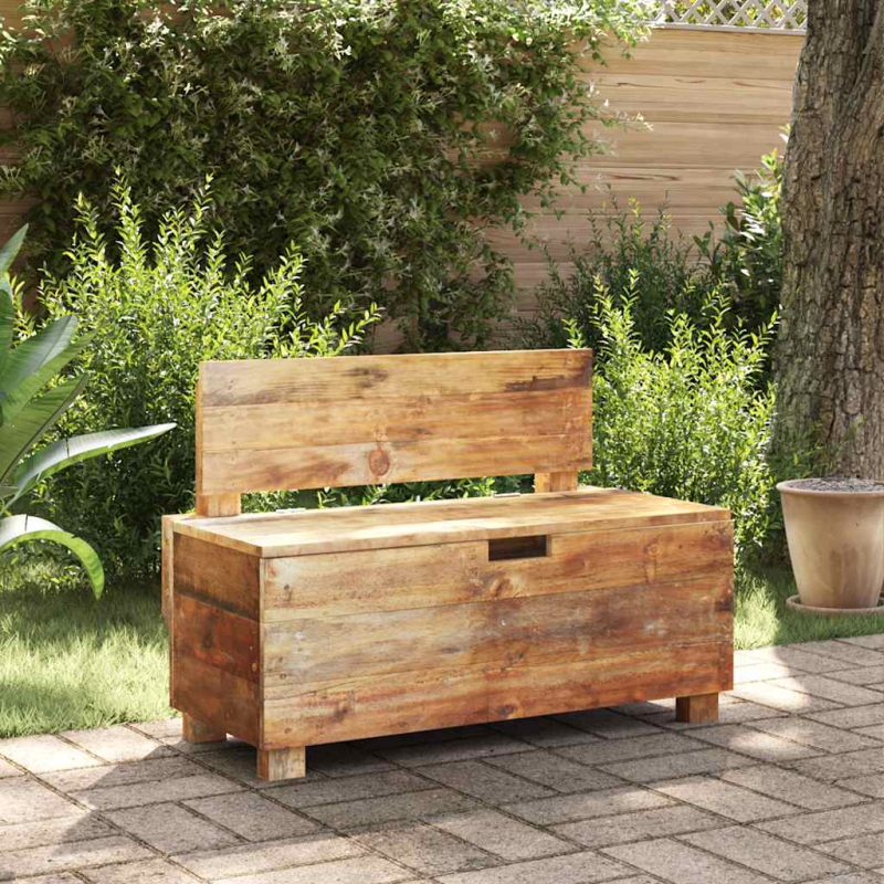 Sitzbank Massives Mahagoniholz 86x40x60 cm