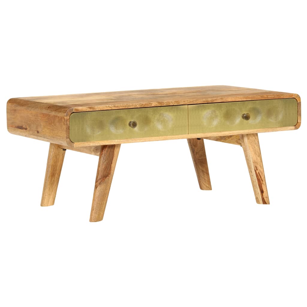 Couchtisch Massivholz Mango 90x50x40 cm