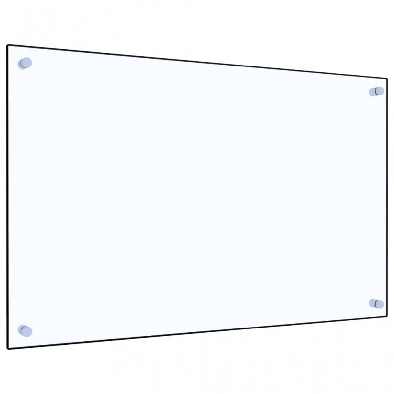 Küchenrückwand Transparent 80×50 cm Hartglas