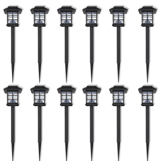 Solarleuchte LED-Licht Set für den Außenbereich 12 Stück