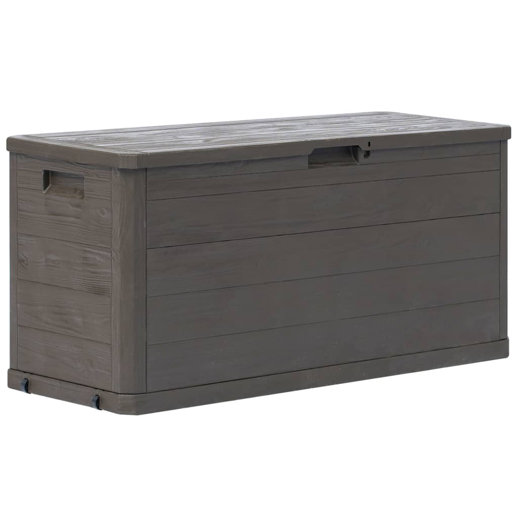 Garten-Aufbewahrungsbox 280 L Braun