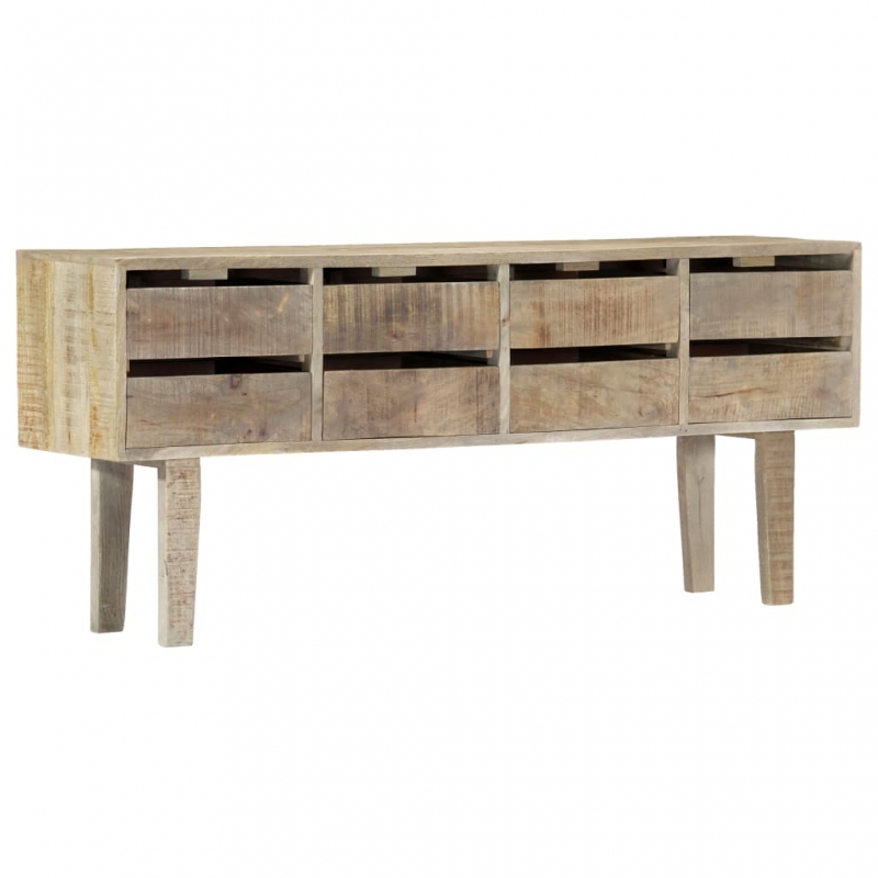Sideboard 140×30×60 cm Massivholz Mango