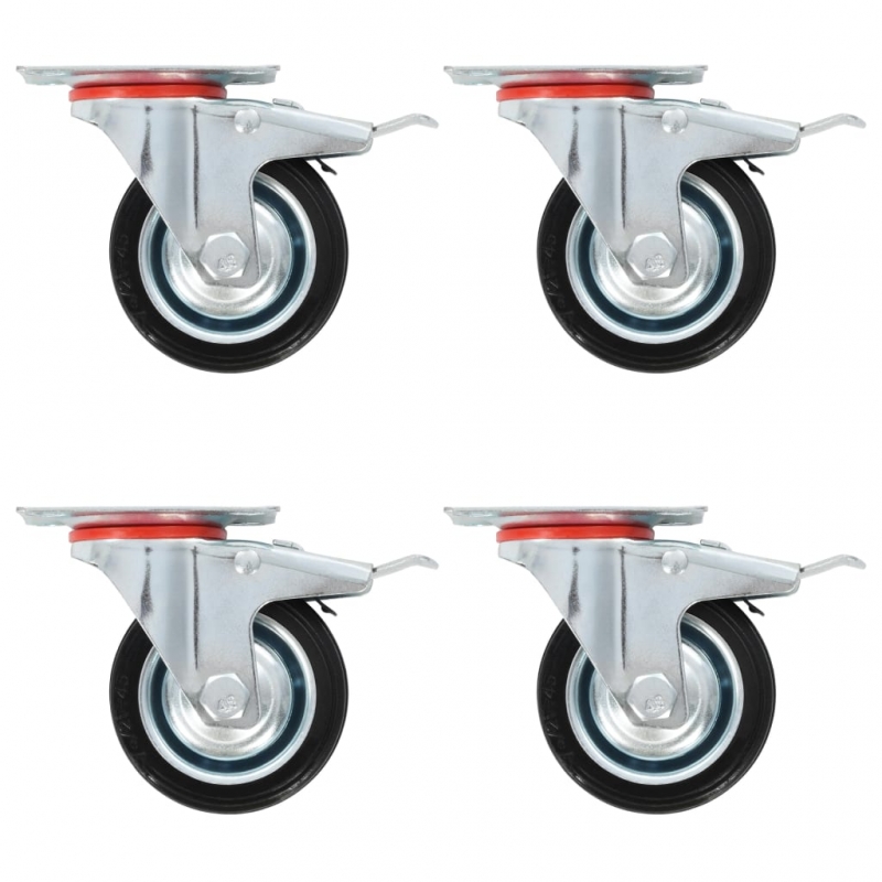 8 Stk. Lenkrollen 75 mm