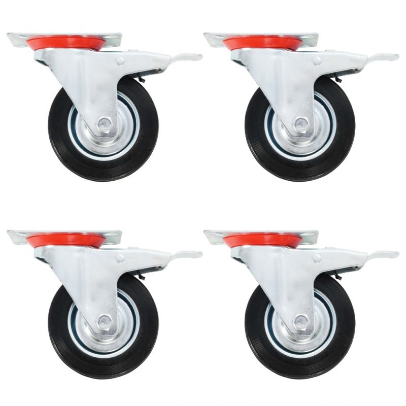 8 Stk. Lenkrollen 100 mm