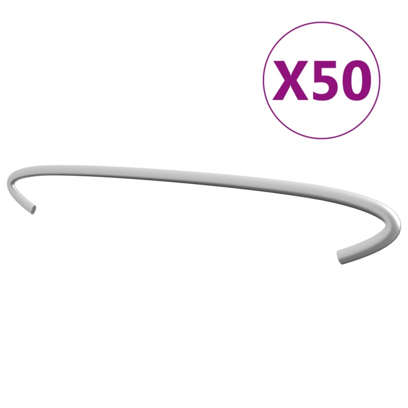 Gabionen-Distanzhalter 50 Stk. Verzinkter Stahl 30 cm