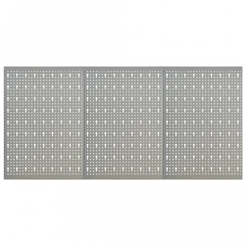 Werkzeugwand 3 Stk. 40×58 cm Stahl