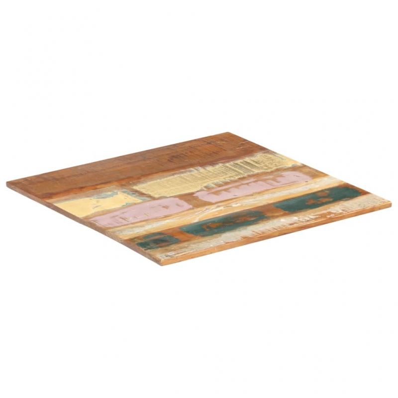 Tischplatte Quadratisch 60x60 cm 15-16 mm Altholz Massiv