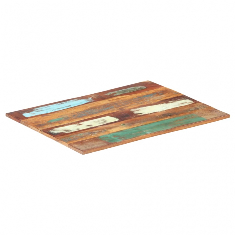 Tischplatte Rechteckig 70x90 cm 15-16 mm Altholz Massiv