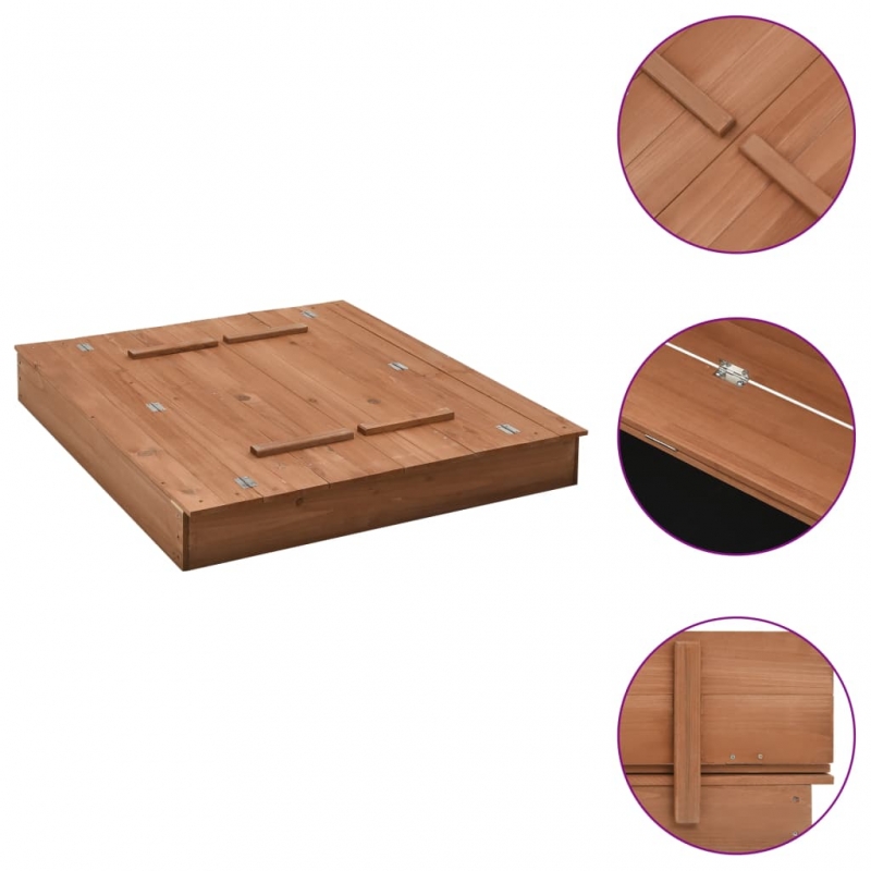 Sandkasten Tannenholz 95×90×15 cm