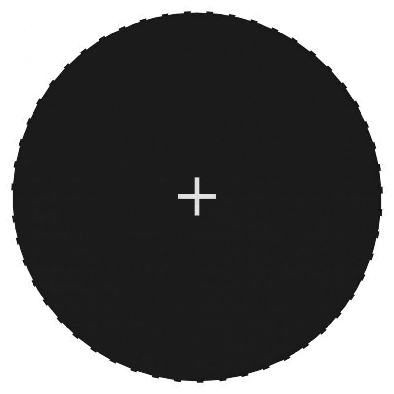 Sprungtuch Schwarz für 3,05 m Runde Trampoline