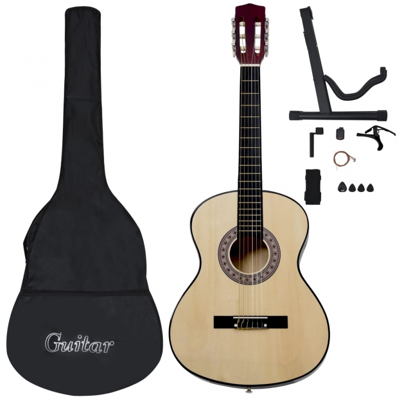 12.-tlg. Klassische Gitarre Set für Anfänger 4/4 39