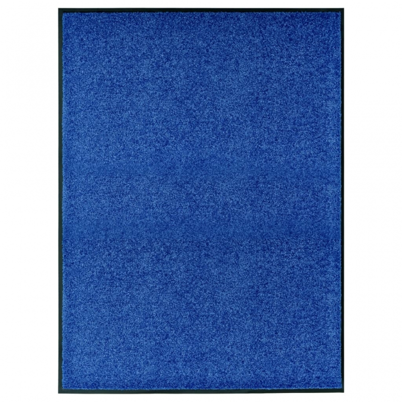 Fußmatte Waschbar Blau 90x120 cm