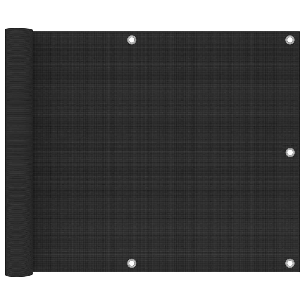 Balkon-Sichtschutz Anthrazit 75x300 cm HDPE