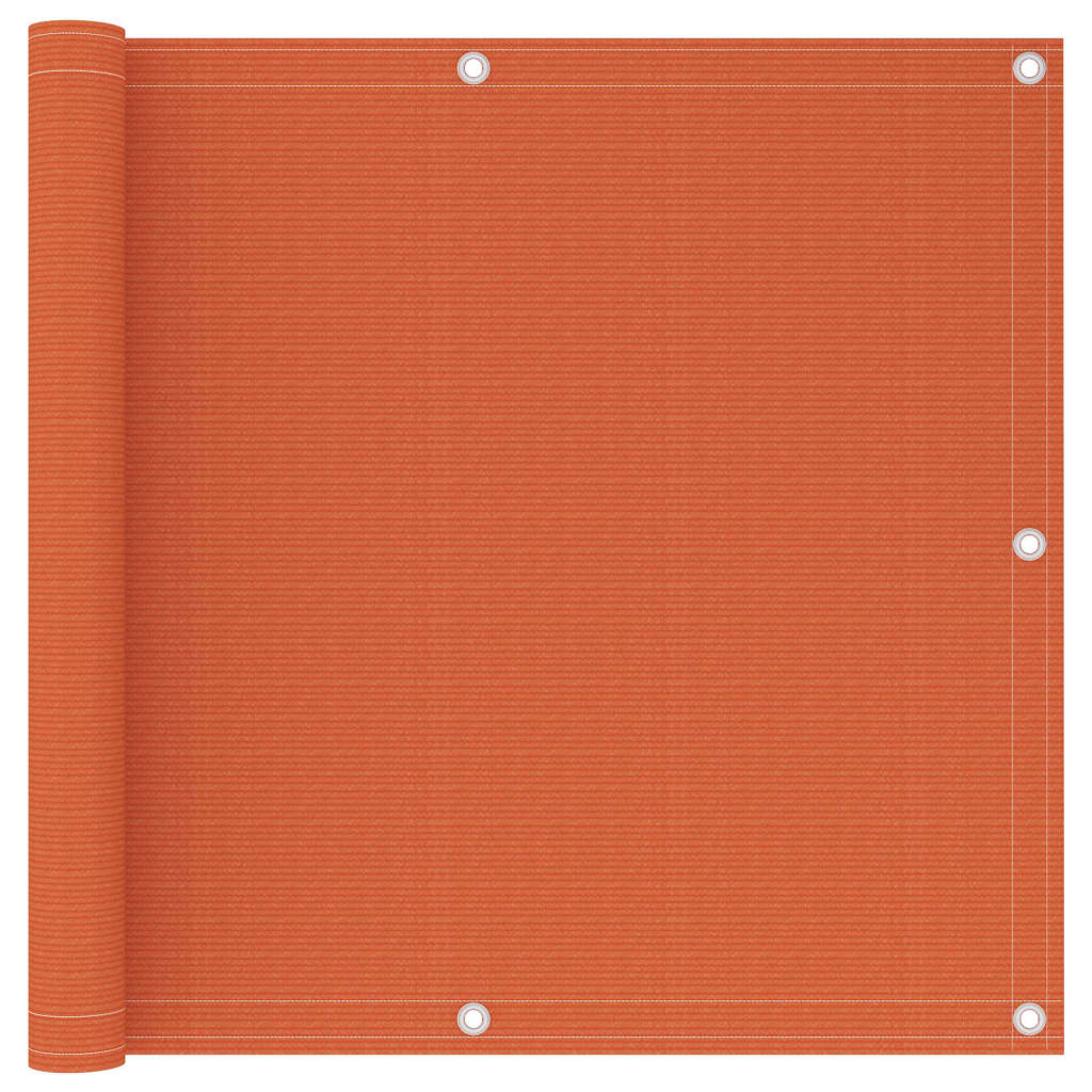 Balkon-Sichtschutz Orange 90x400 cm HDPE
