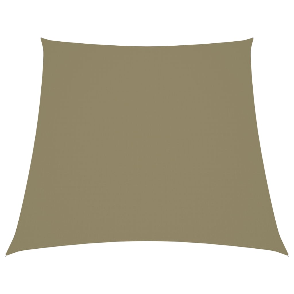 Sonnensegel Oxford-Gewebe Trapezförmig 2/4x3 m Beige