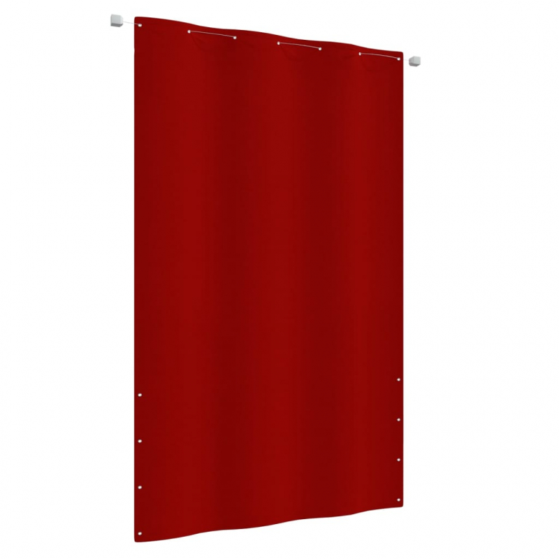 Balkon-Sichtschutz Rot 140x240 cm Oxford-Gewebe
