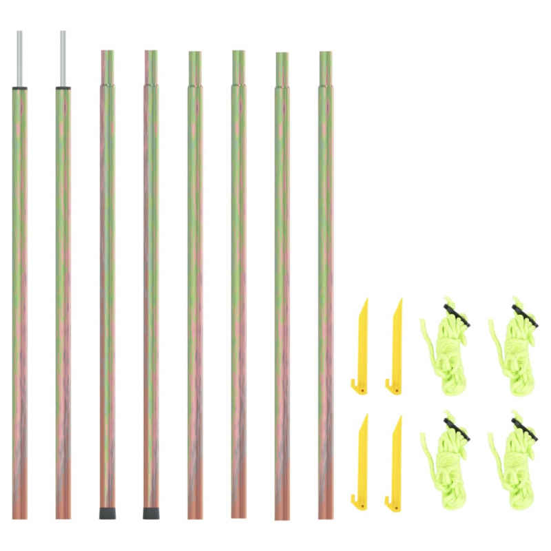 Sonnensegel Stangen 2 Stk. 250 cm Verzinkter Stahl