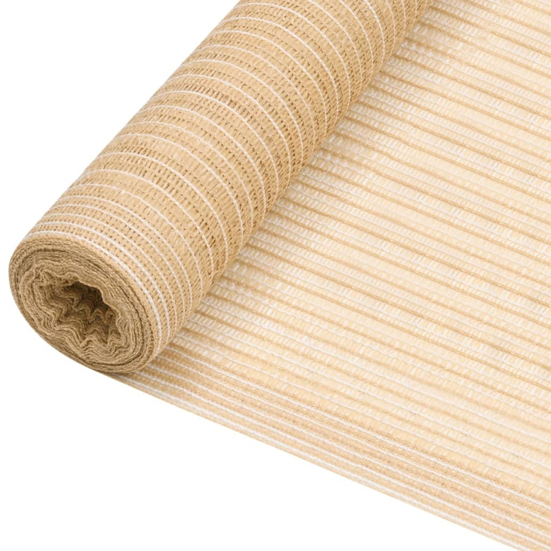 Zaunblende Beige 1,8x50 m HDPE 75 g/m²