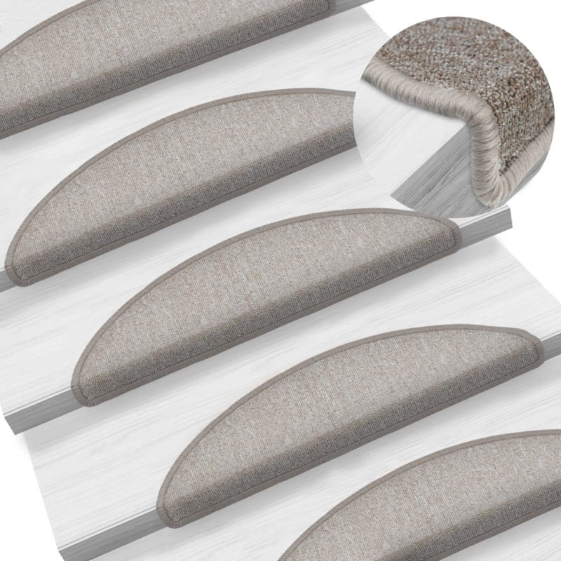 Stufenmatten 10 Stk. 56x17x3 cm Taupe