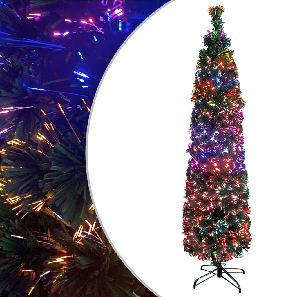 Künstlicher Weihnachtsbaum Schlank mit Ständer 64 cm Glasfaser