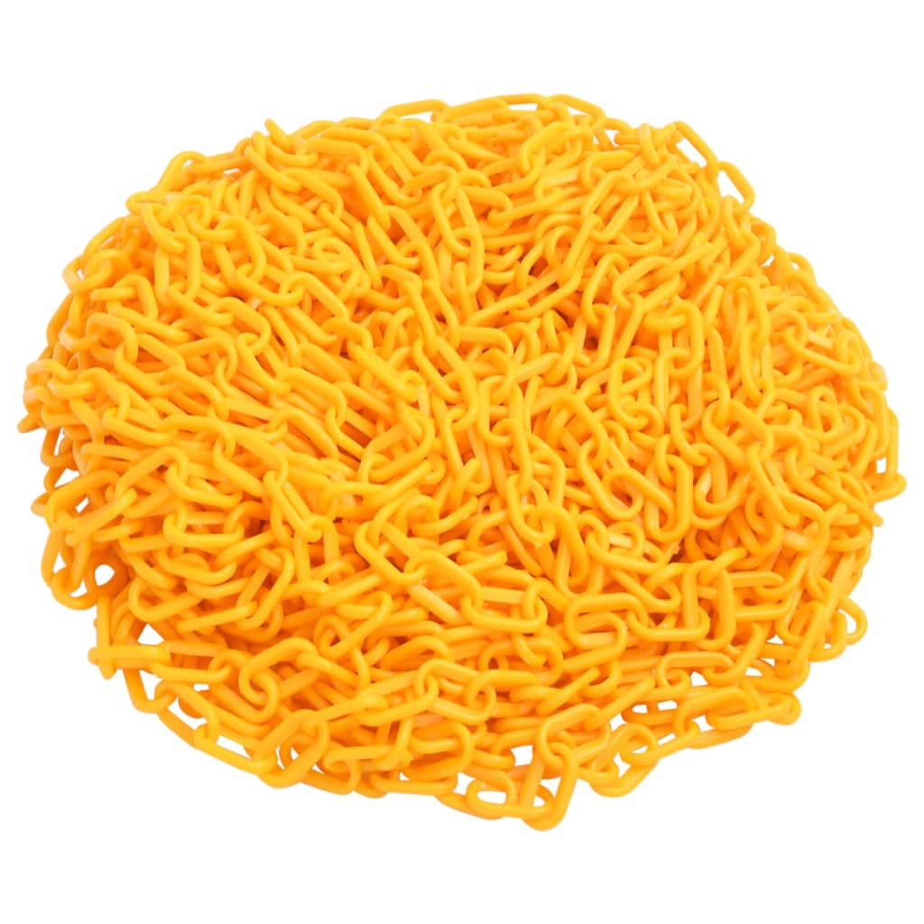 Absperrkette Gelb 100 m Ø6 mm Kunststoff