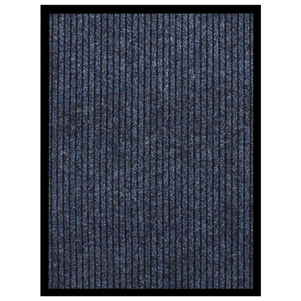 Fußmatte Gestreift Blau 60x80 cm