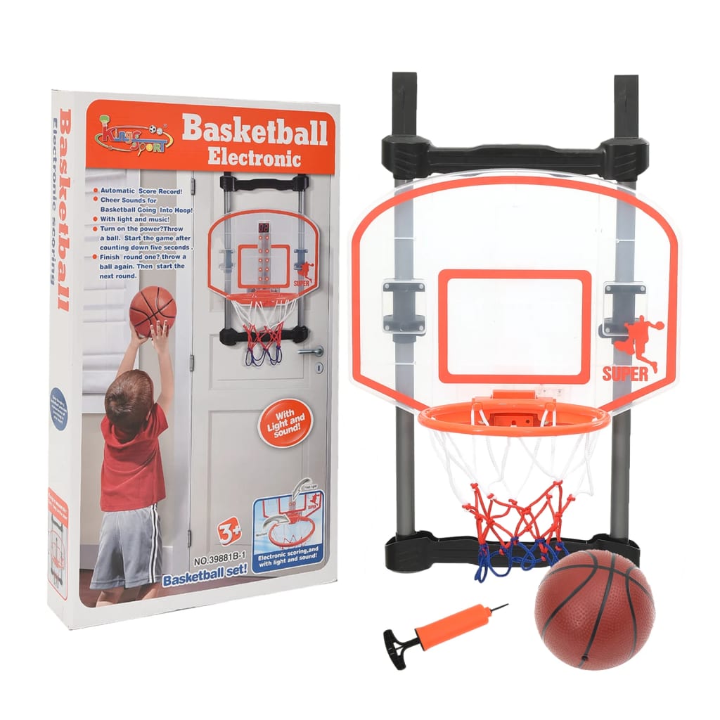 Kinder Basketball-Set für Tür Verstellbar