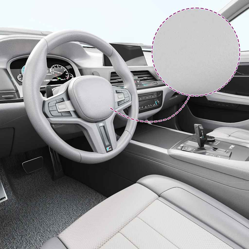 Autofolien 2 Stk. Matt-Silber 100x150 cm+50x150 cm