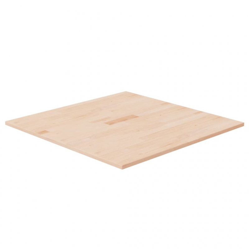 Tischplatte Quadratisch 70x70x1,5 cm Eichenholz Unbehandelt