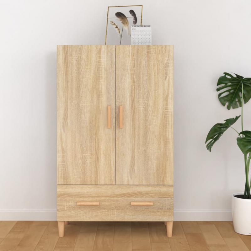 Highboard Sonoma-Eiche 70x31x115 cm Holzwerkstoff