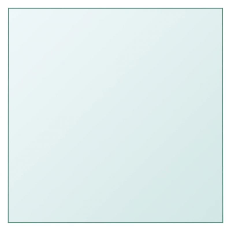 Tischplatte Transparent 40x40 cm Hartglas