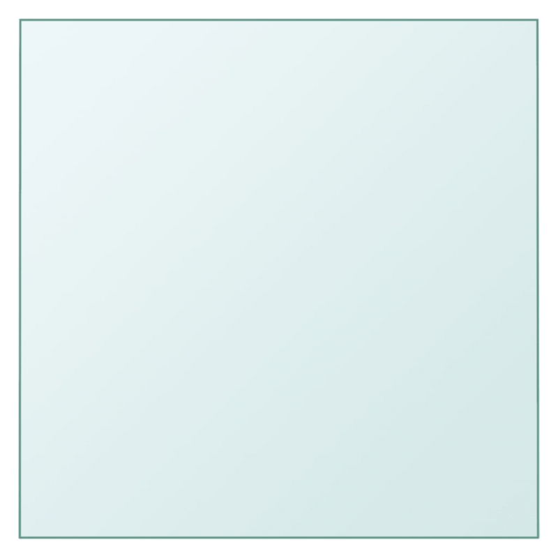 Tischplatte Transparent 60x60 cm Hartglas