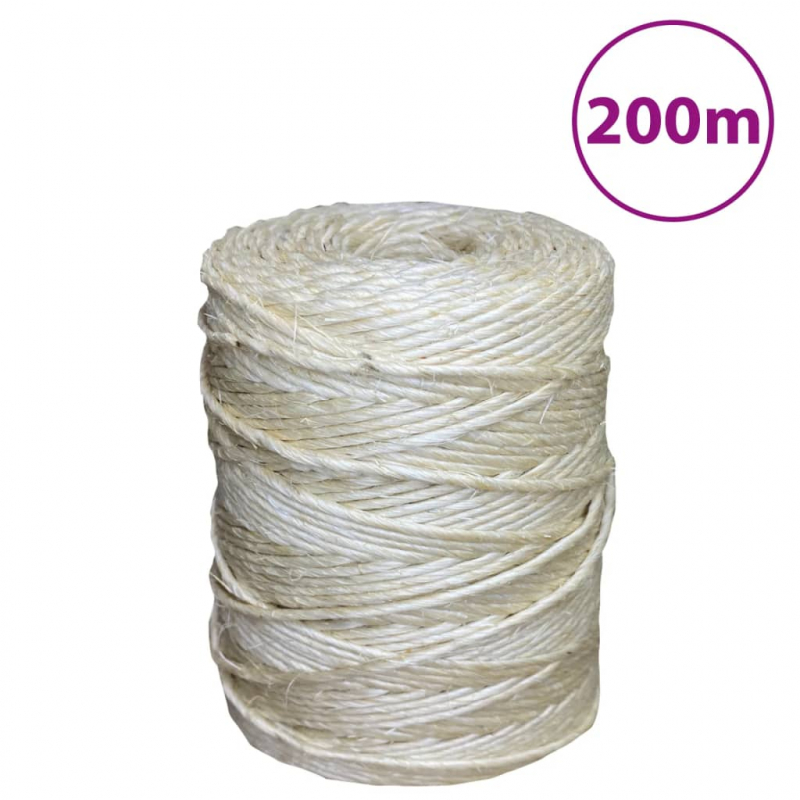 Seil 100% Sisal 3 mm 200 m