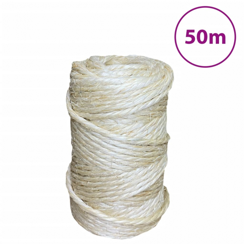 Seil 100% Sisal 4 mm 50 m