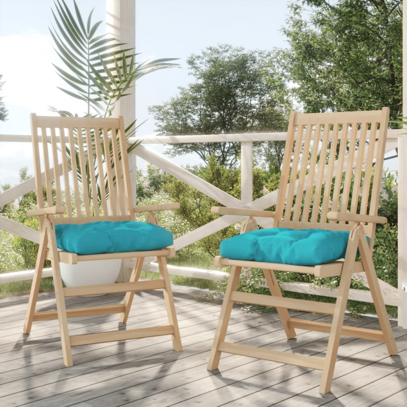 Palettenkissen Türkis 60x60x12 cm Stoff