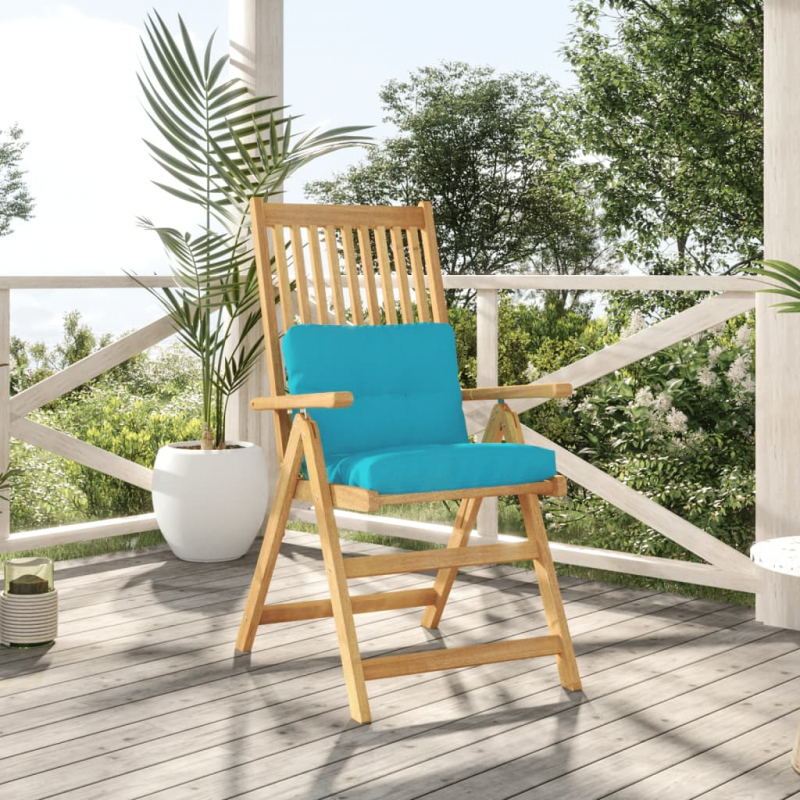 Palettenkissen Türkis 50x40x12 cm Stoff