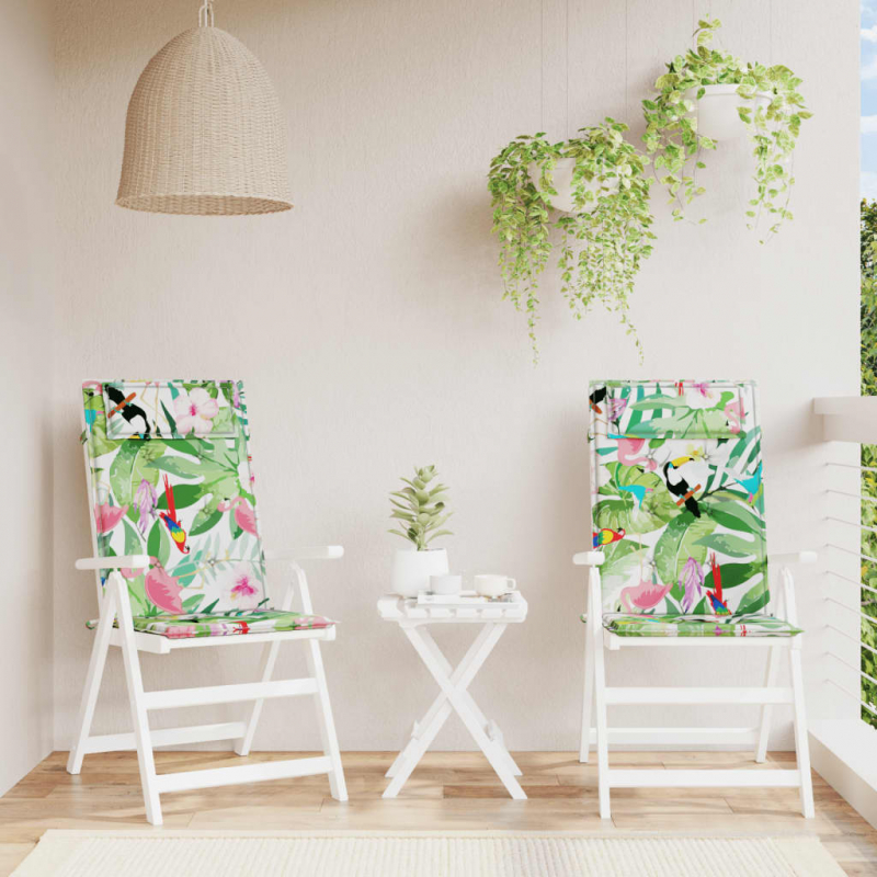 Hochlehner-Auflagen 2 Stk. Mehrfarbig Oxford-Gewebe