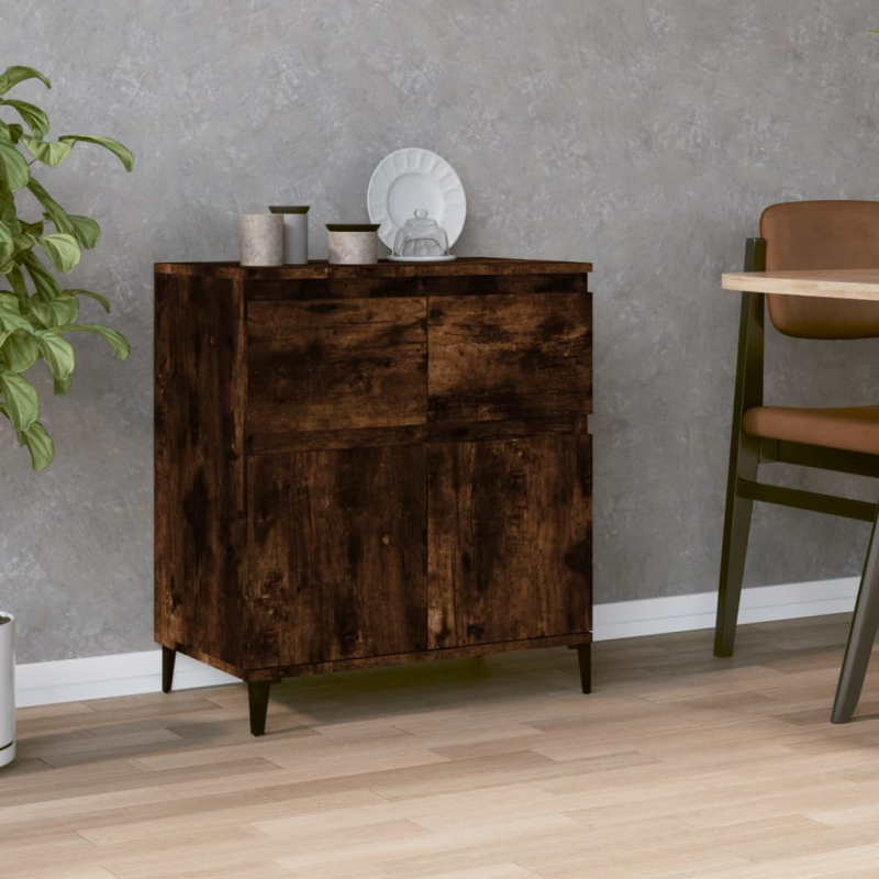 Sideboard Räuchereiche 60x35x70 cm Holzwerkstoff