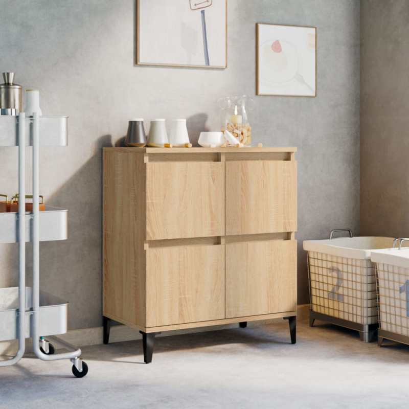 Sideboard Sonoma-Eiche 60x35x70 cm Holzwerkstoff