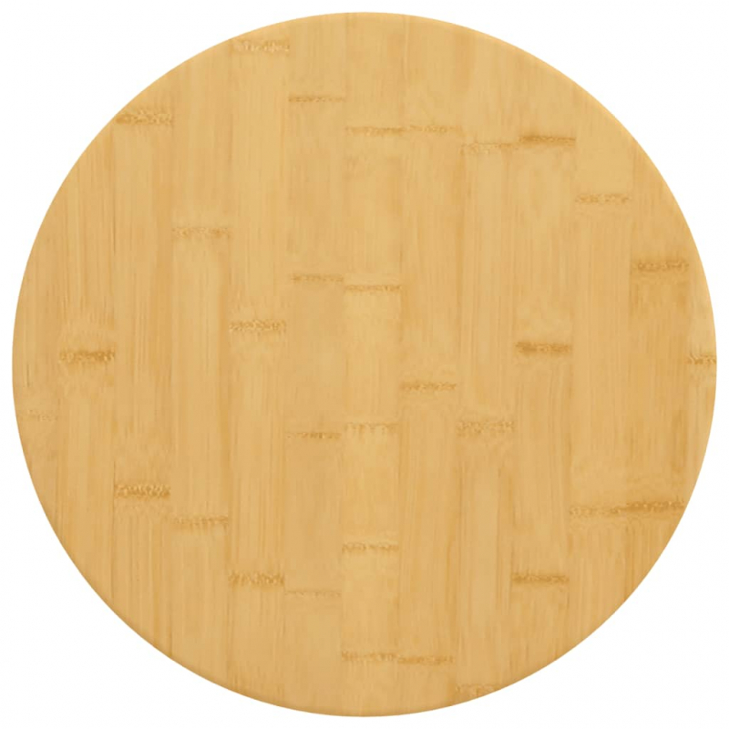 Tischplatte Ø50x1,5 cm Bambus