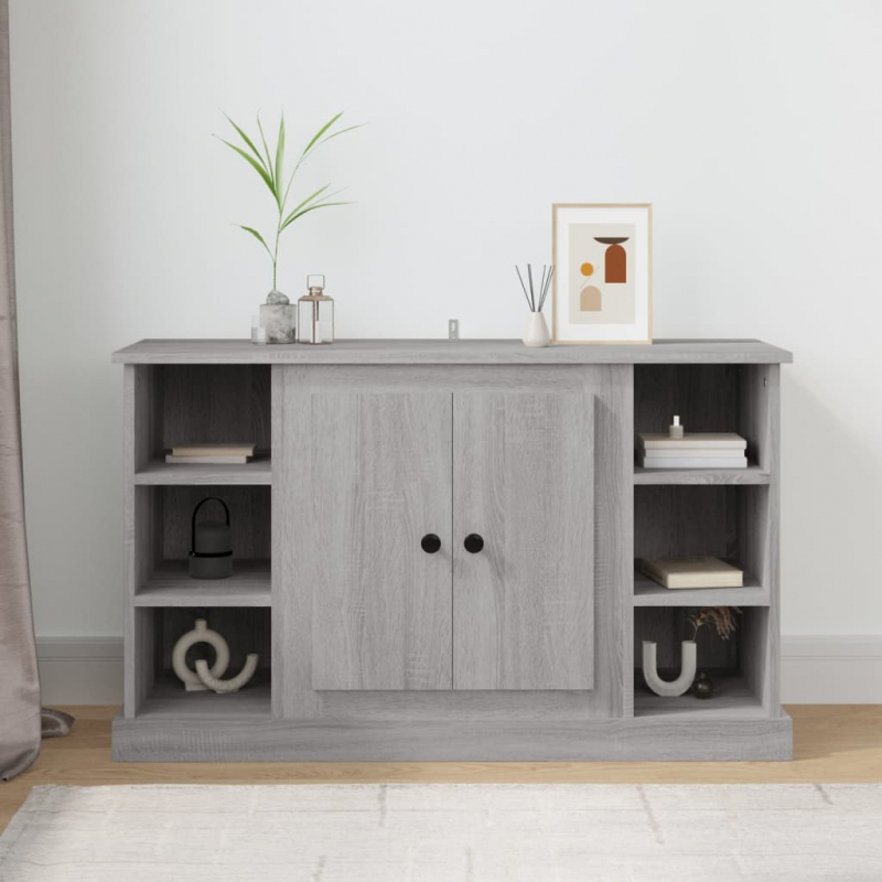 Sideboard Grau Sonoma 100x35,5x60 cm Holzwerkstoff