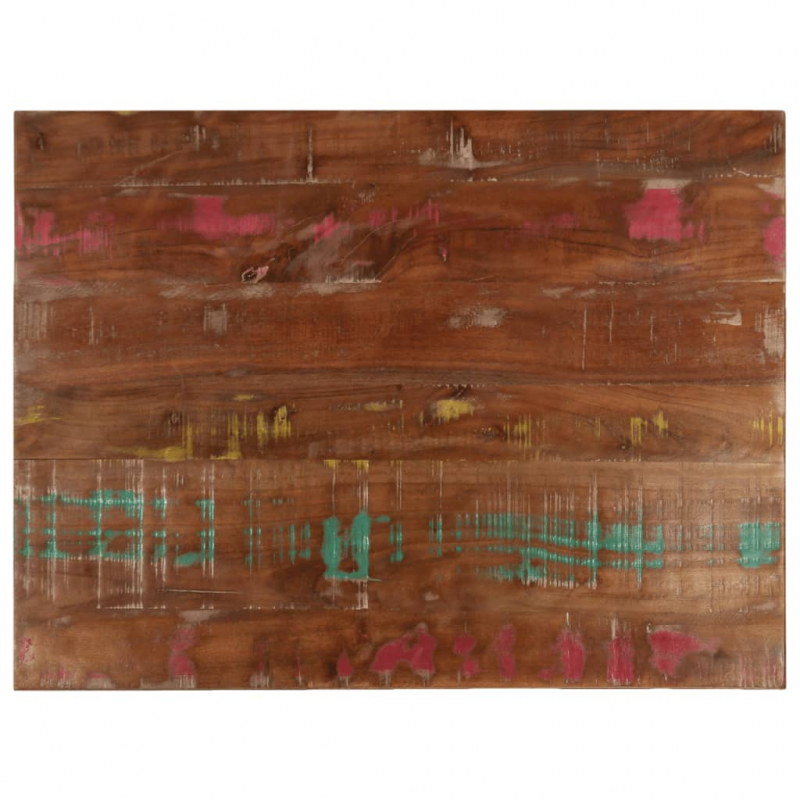 Tischplatte 70x50x3,8 cm Rechteckig Altholz Massiv