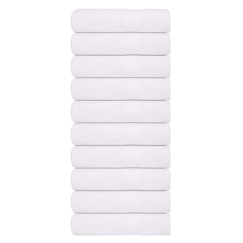 Handtücher 10 Stk. Weiß 50x100 cm 360 g/m² 100% Baumwolle