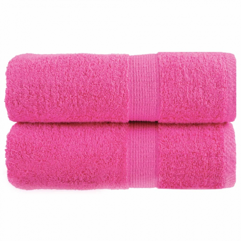 Premium-Seiftücher SOLUND 2 Stk. Rosa 30x30 cm 600 g/m²