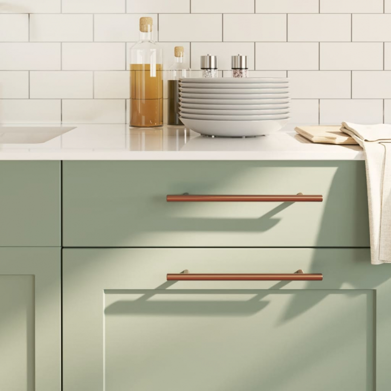 Möbelgriffe 20 Stk. Bronzen 192 mm Edelstahl