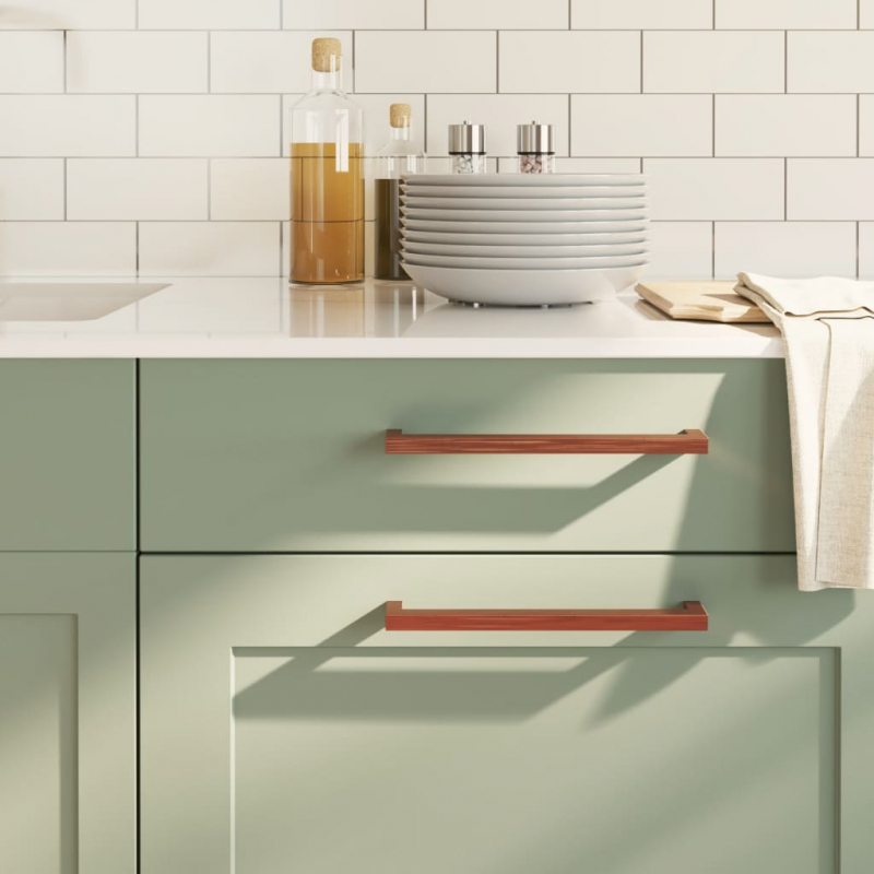 Möbelgriffe 5 Stk. Bronzen 224 mm Edelstahl